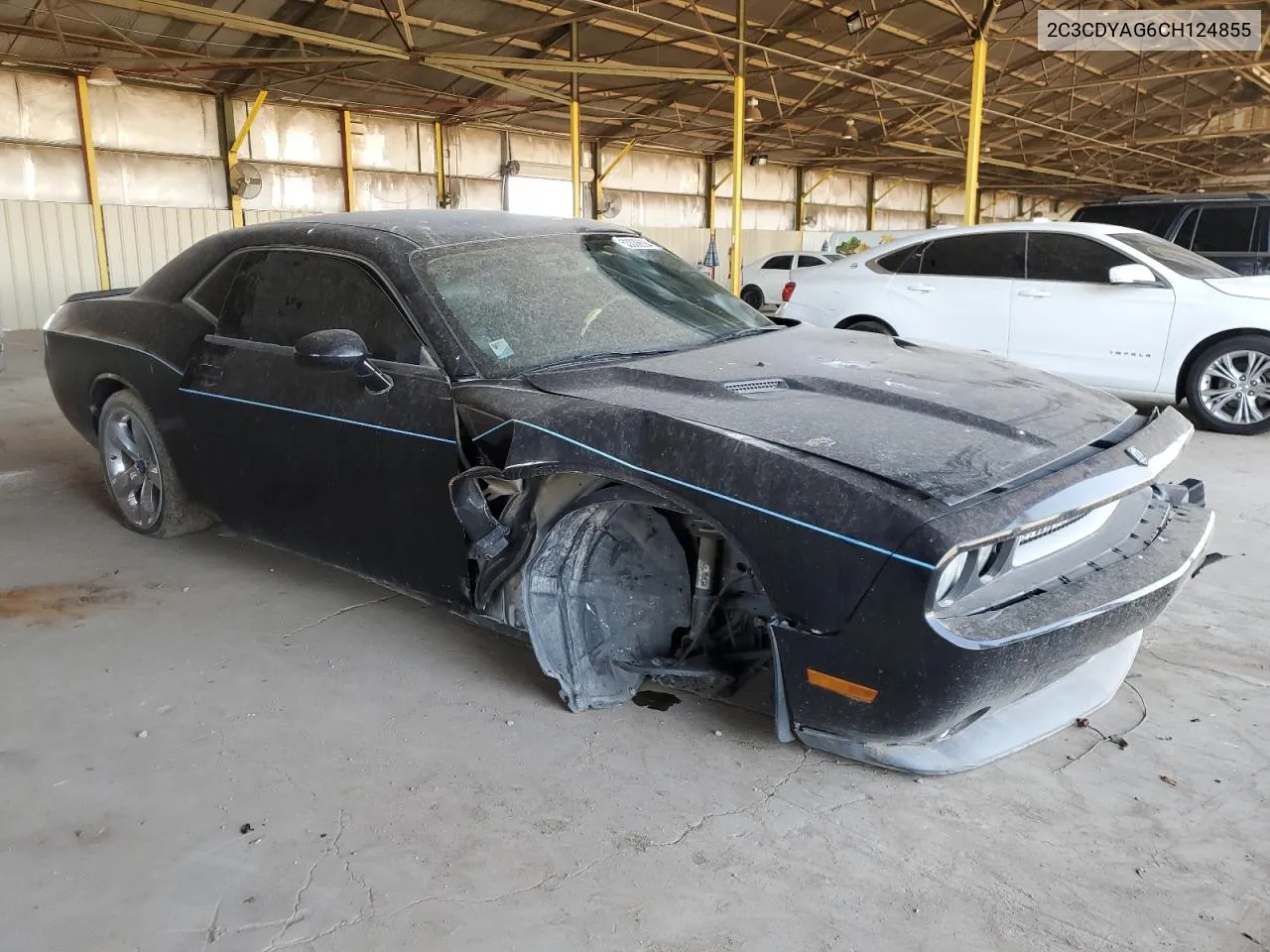 2012 Dodge Challenger Sxt VIN: 2C3CDYAG6CH124855 Lot: 53336694