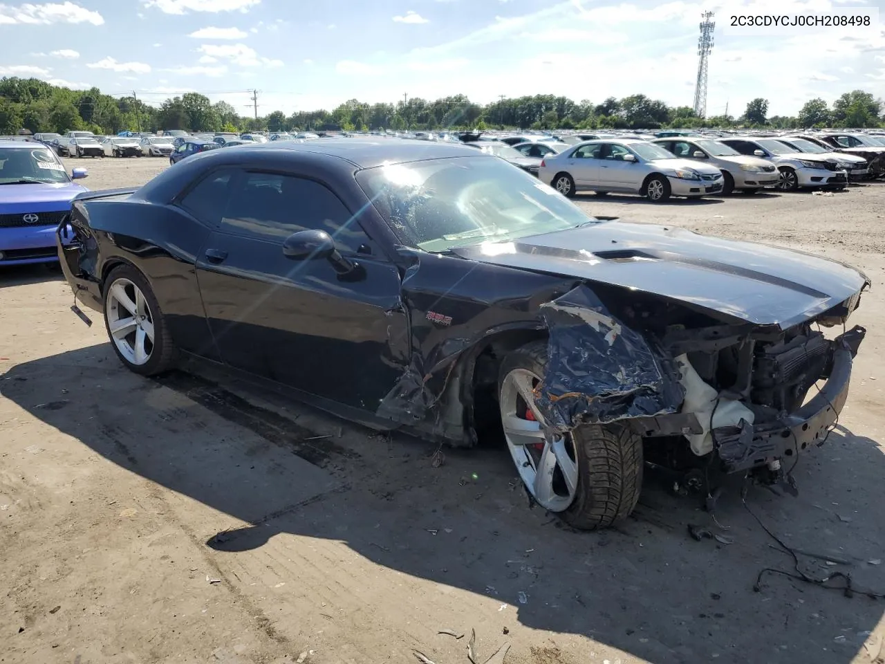 2C3CDYCJ0CH208498 2012 Dodge Challenger Srt-8