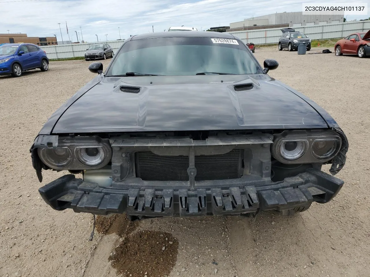 2C3CDYAG4CH101137 2012 Dodge Challenger Sxt