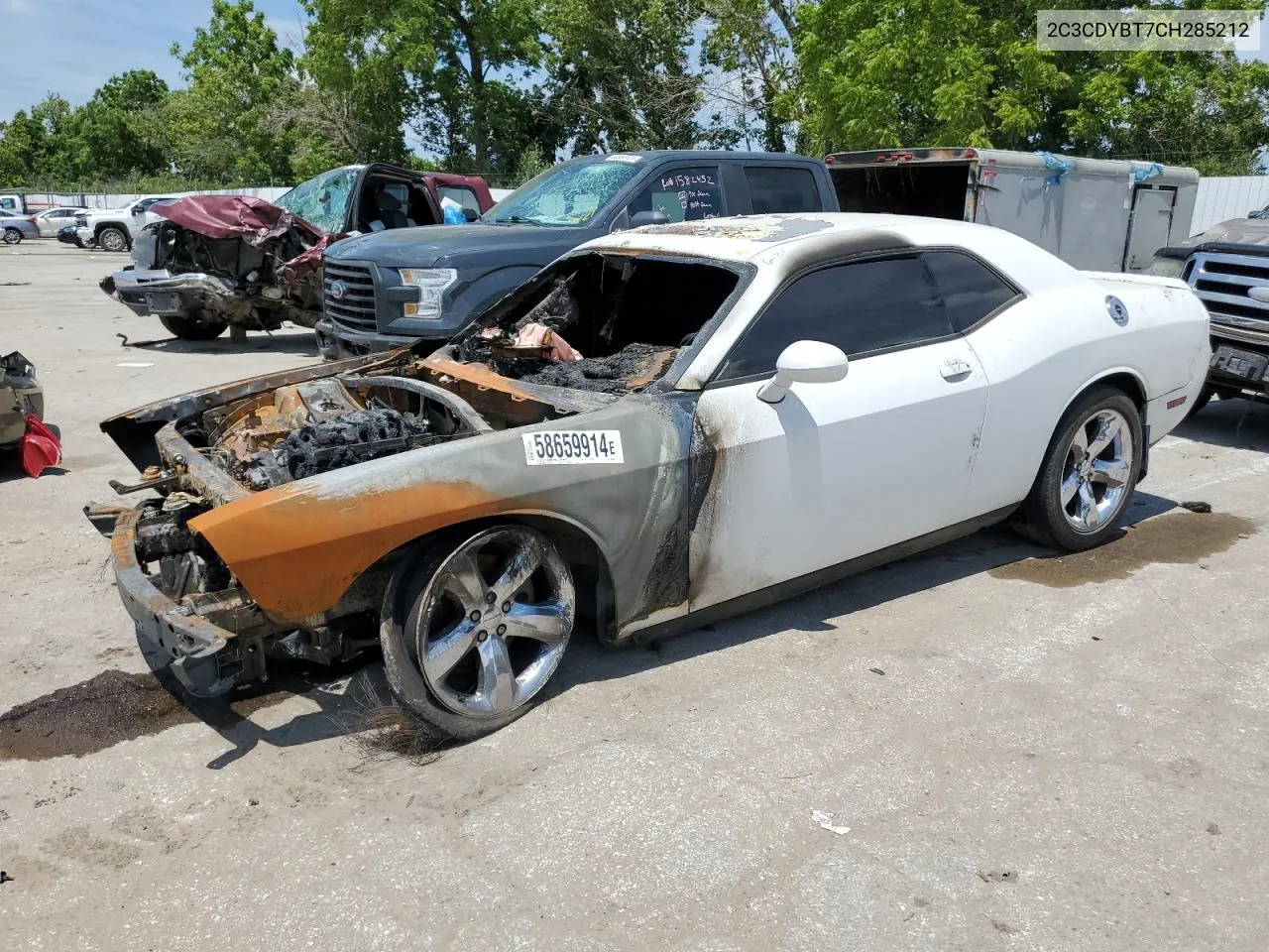 2012 Dodge Challenger R/T VIN: 2C3CDYBT7CH285212 Lot: 58659914