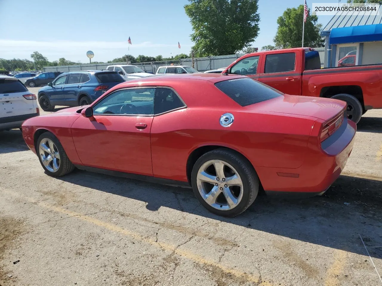 2012 Dodge Challenger Sxt VIN: 2C3CDYAG5CH208844 Lot: 60612314