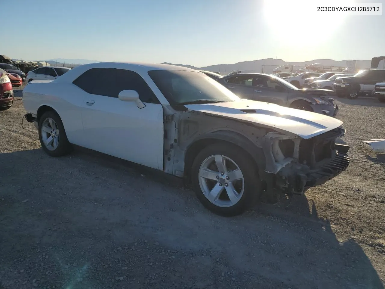 2C3CDYAGXCH285712 2012 Dodge Challenger Sxt