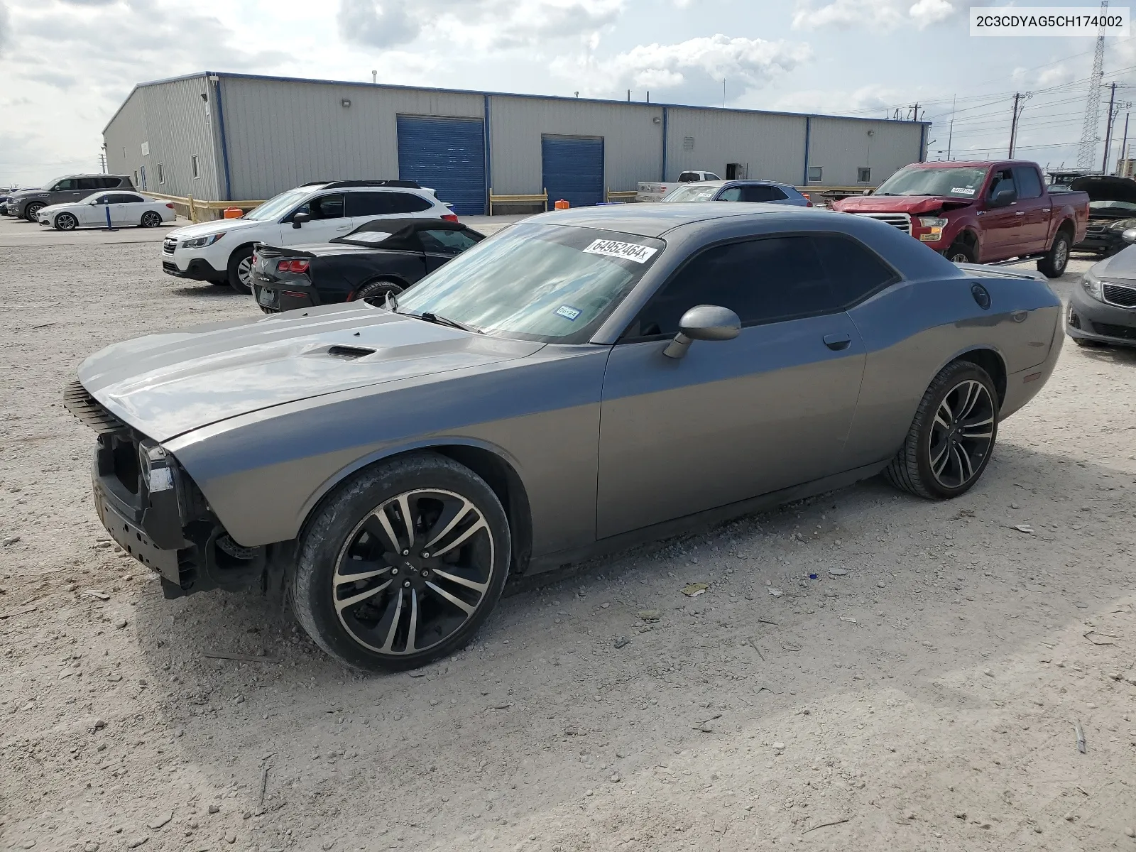 2012 Dodge Challenger Sxt VIN: 2C3CDYAG5CH174002 Lot: 64952464