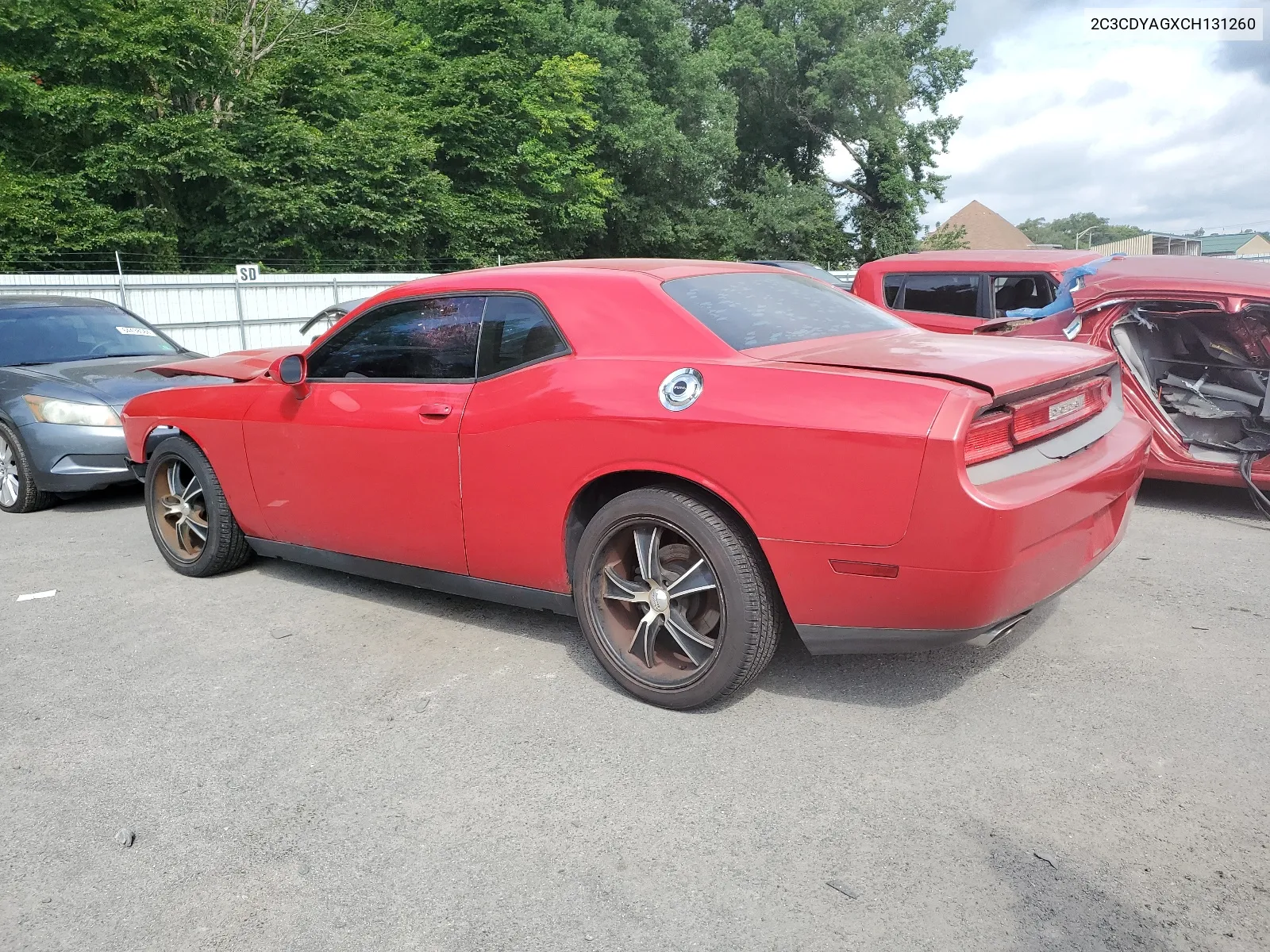 2012 Dodge Challenger Sxt VIN: 2C3CDYAGXCH131260 Lot: 65021084