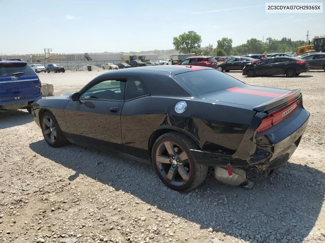 2012 Dodge Challenger VIN: 2C3CDYAG7CH29365X Lot: 66184534