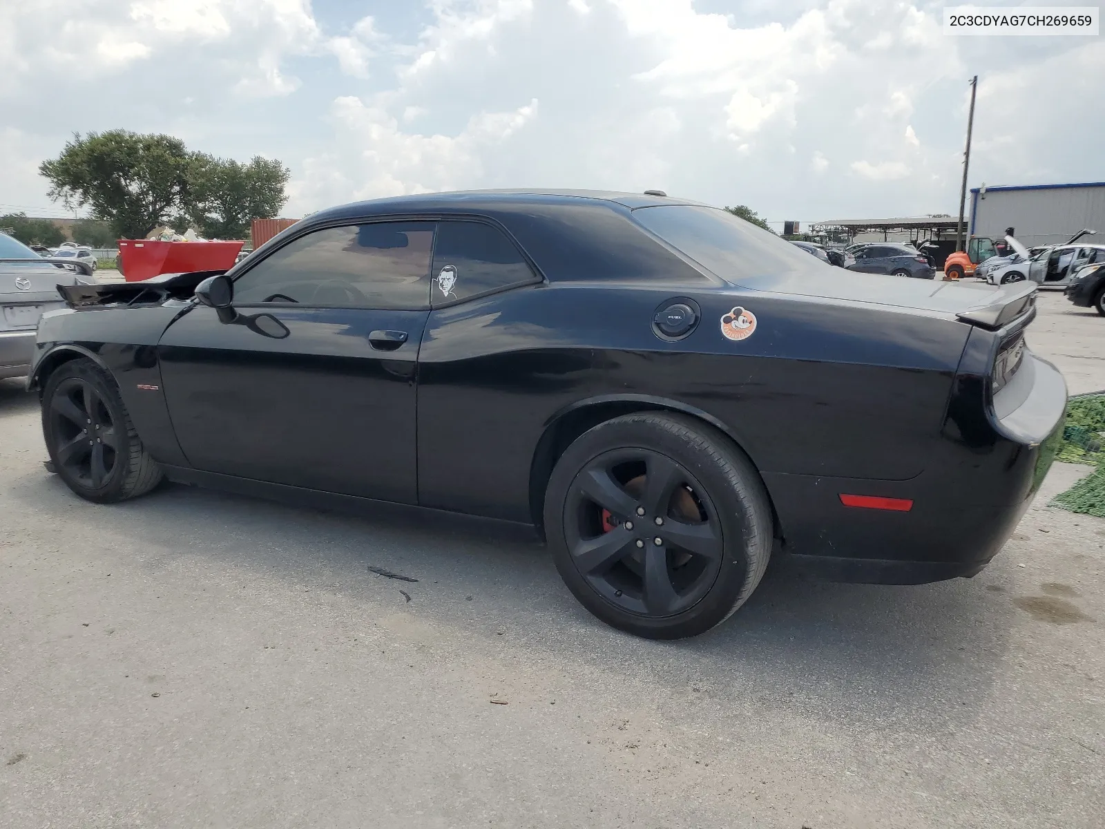 2C3CDYAG7CH269659 2012 Dodge Challenger Sxt