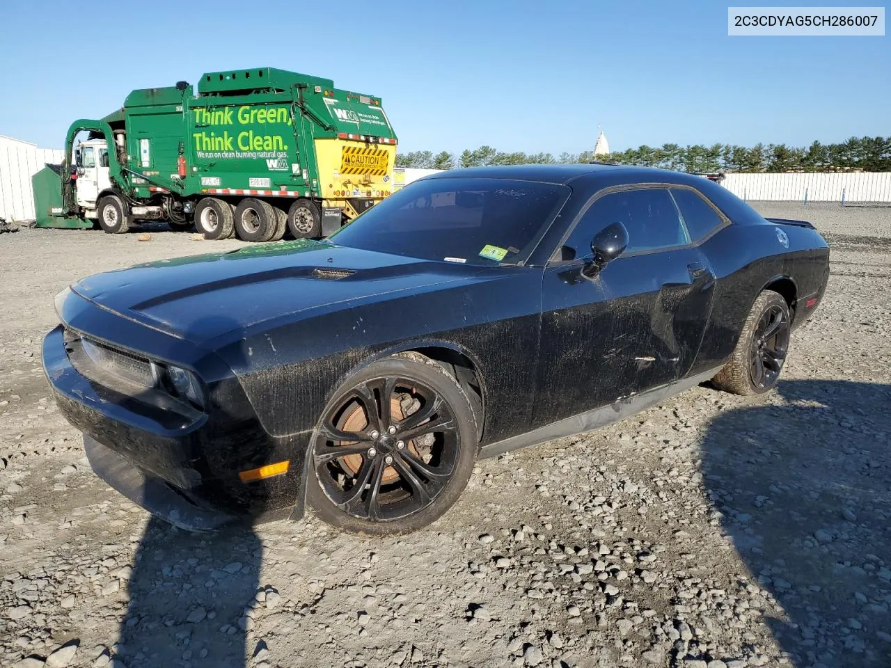 2012 Dodge Challenger Sxt VIN: 2C3CDYAG5CH286007 Lot: 68110154