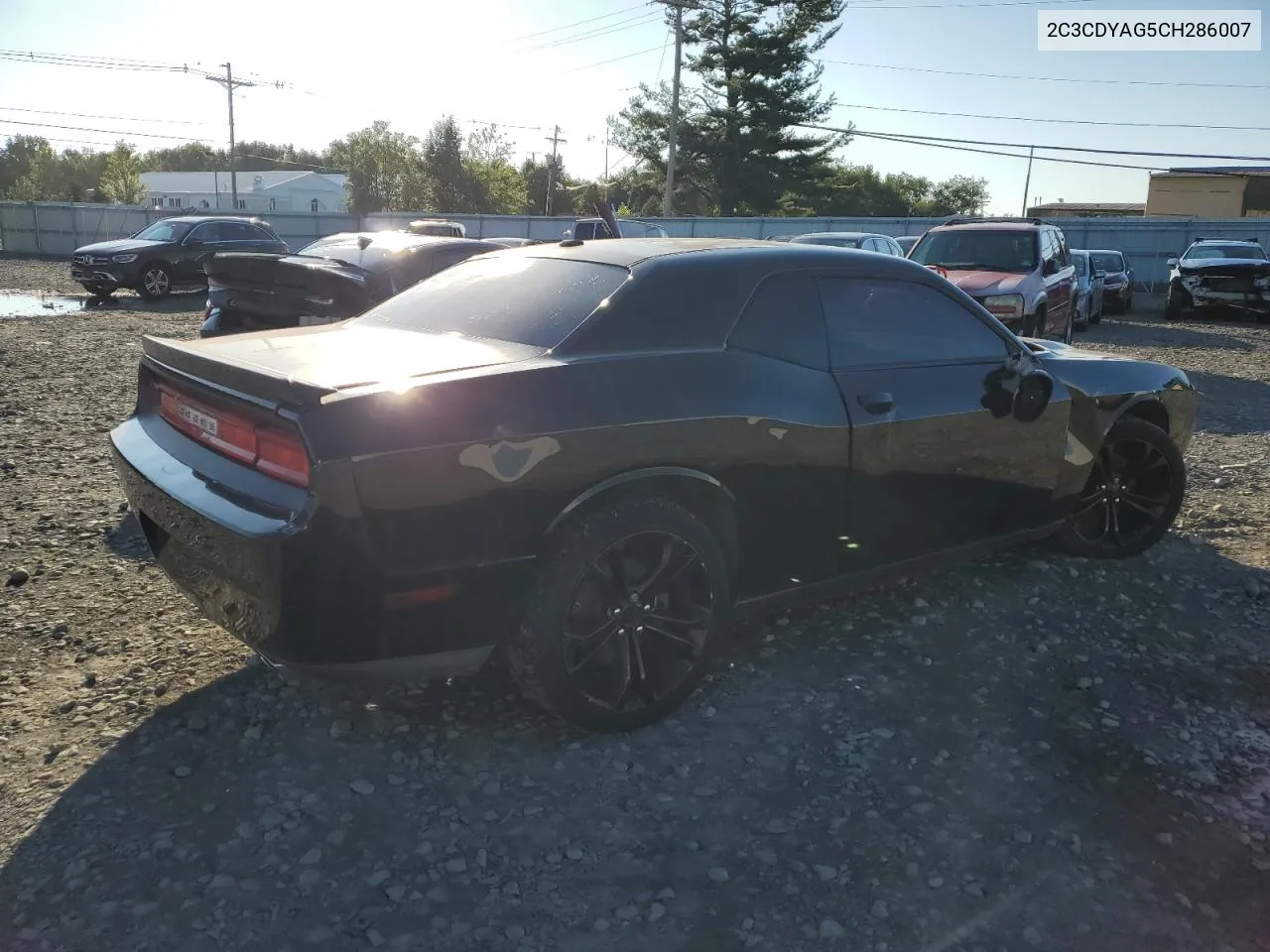 2012 Dodge Challenger Sxt VIN: 2C3CDYAG5CH286007 Lot: 68110154