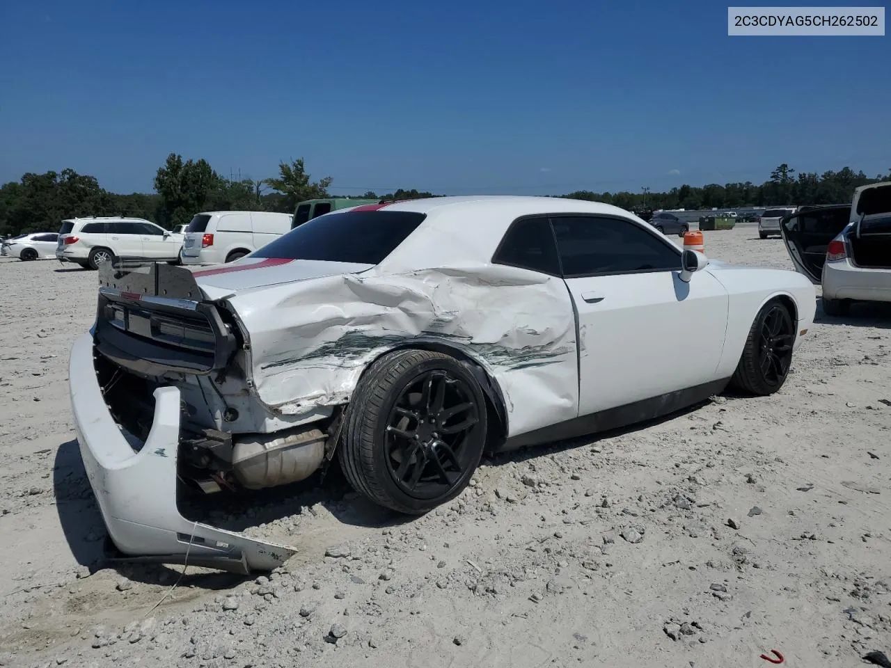 2012 Dodge Challenger Sxt VIN: 2C3CDYAG5CH262502 Lot: 68670164