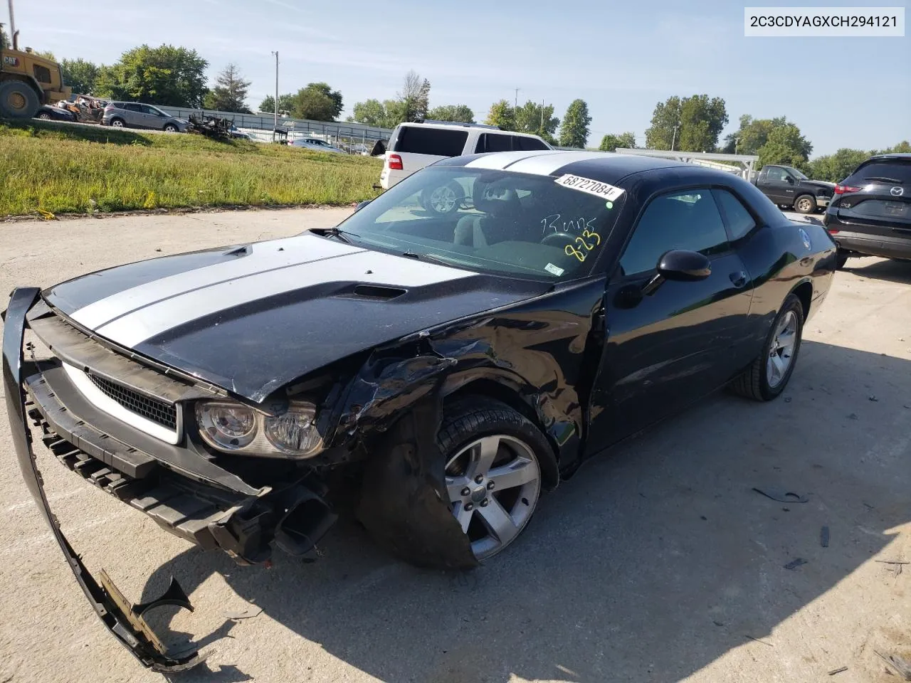 2C3CDYAGXCH294121 2012 Dodge Challenger Sxt