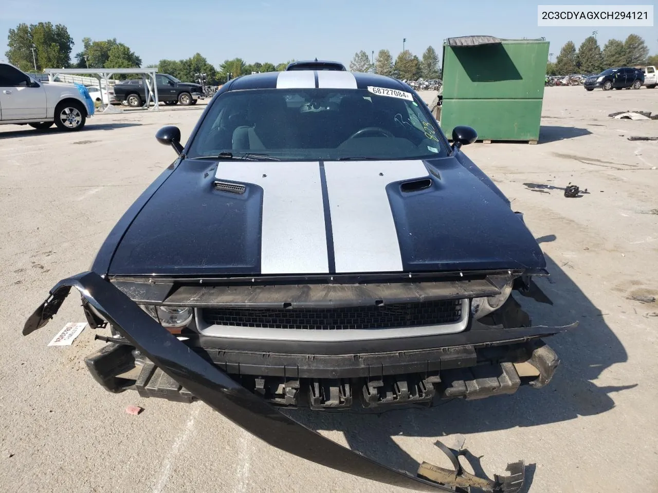 2012 Dodge Challenger Sxt VIN: 2C3CDYAGXCH294121 Lot: 68727084