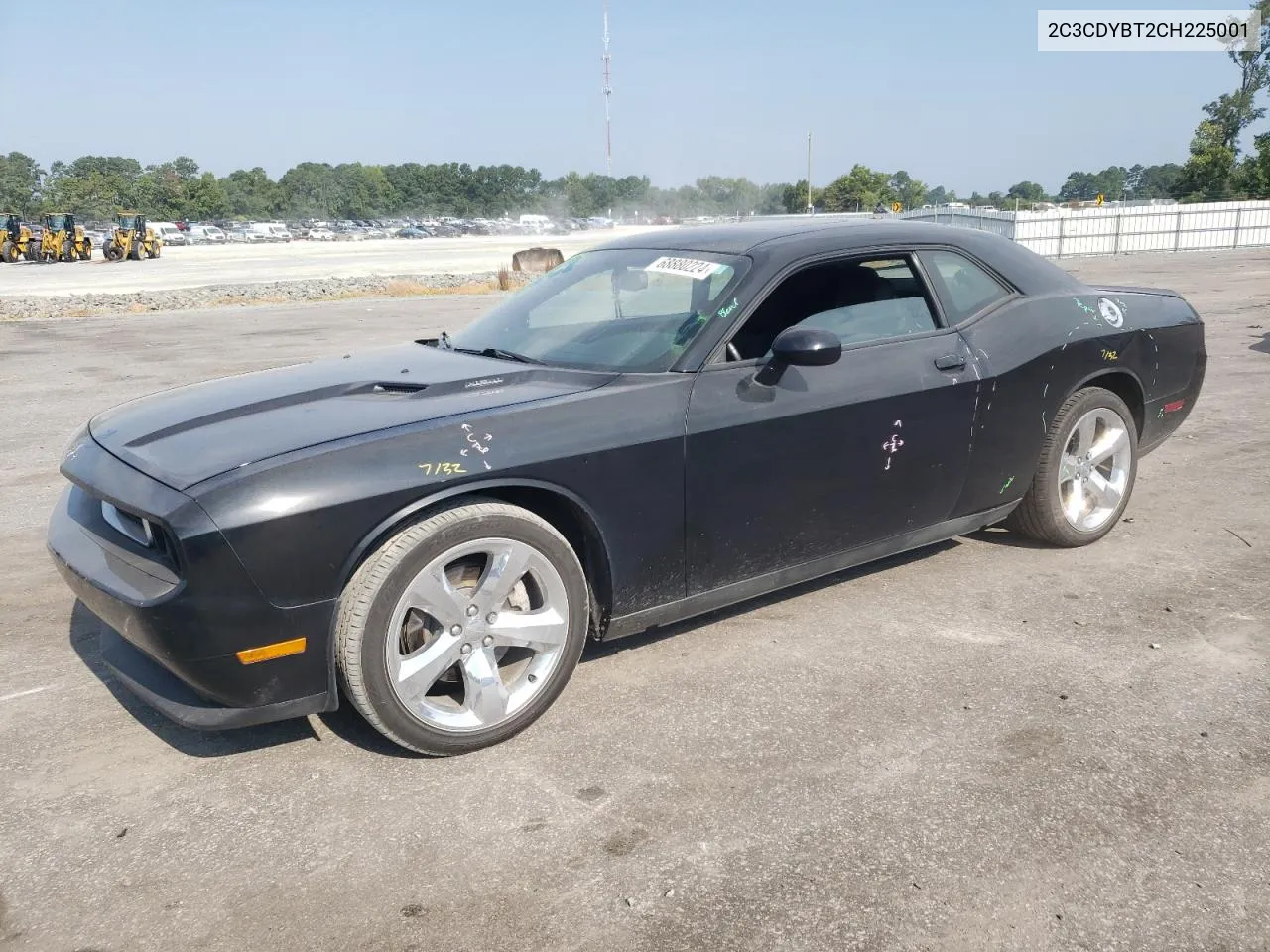 2012 Dodge Challenger R/T VIN: 2C3CDYBT2CH225001 Lot: 68880224