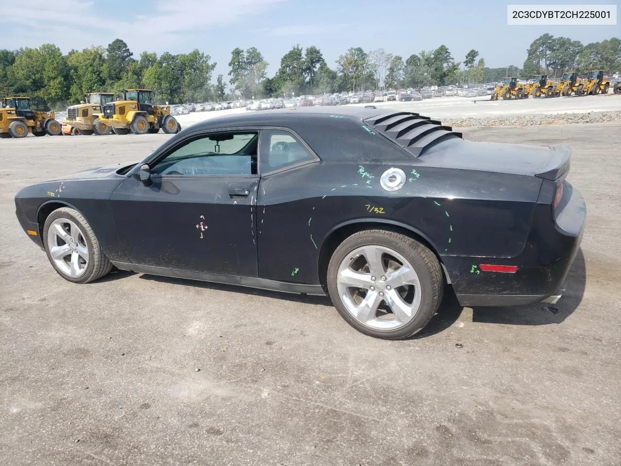 2012 Dodge Challenger R/T VIN: 2C3CDYBT2CH225001 Lot: 68880224