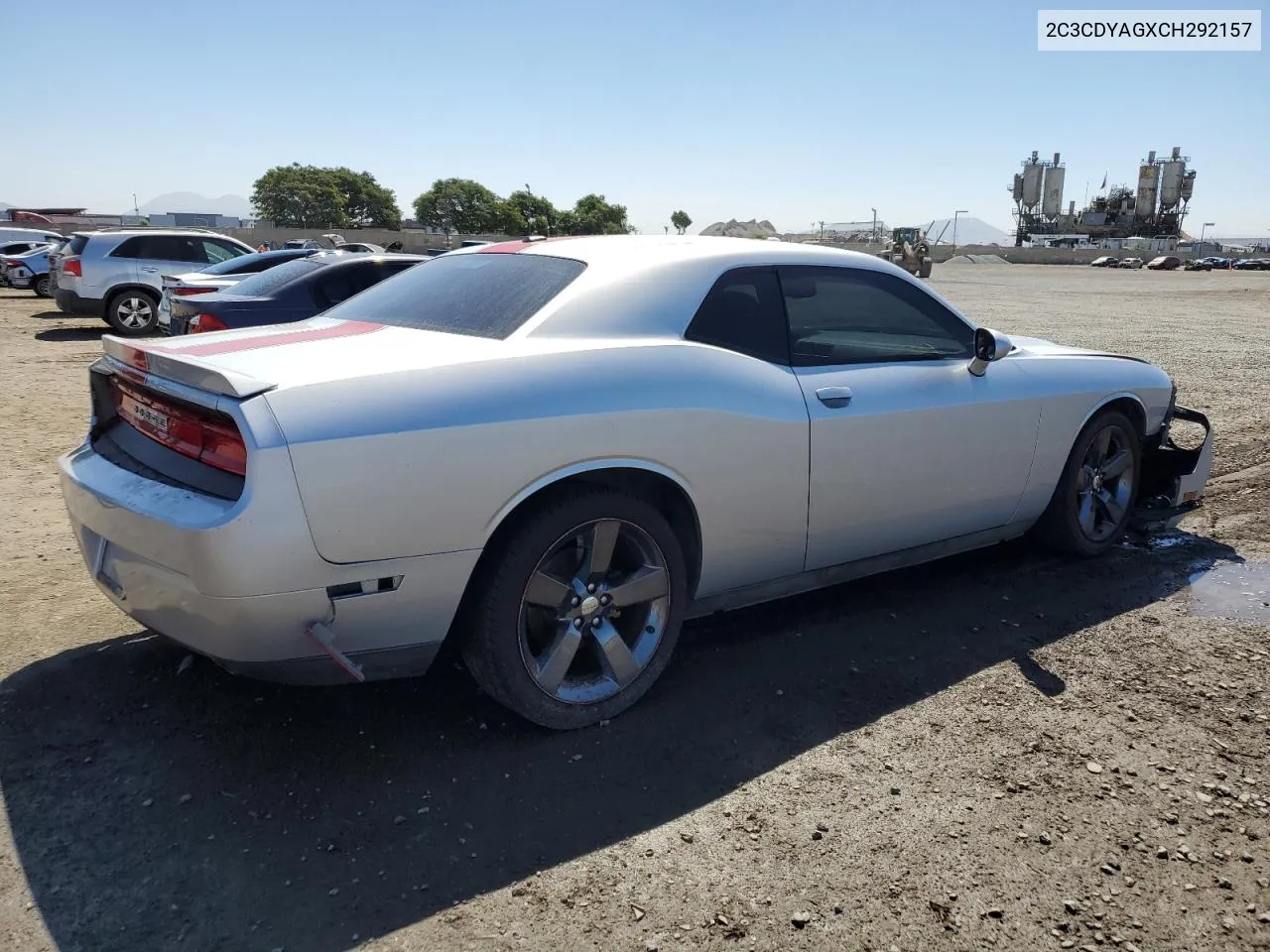 2012 Dodge Challenger Sxt VIN: 2C3CDYAGXCH292157 Lot: 68946874