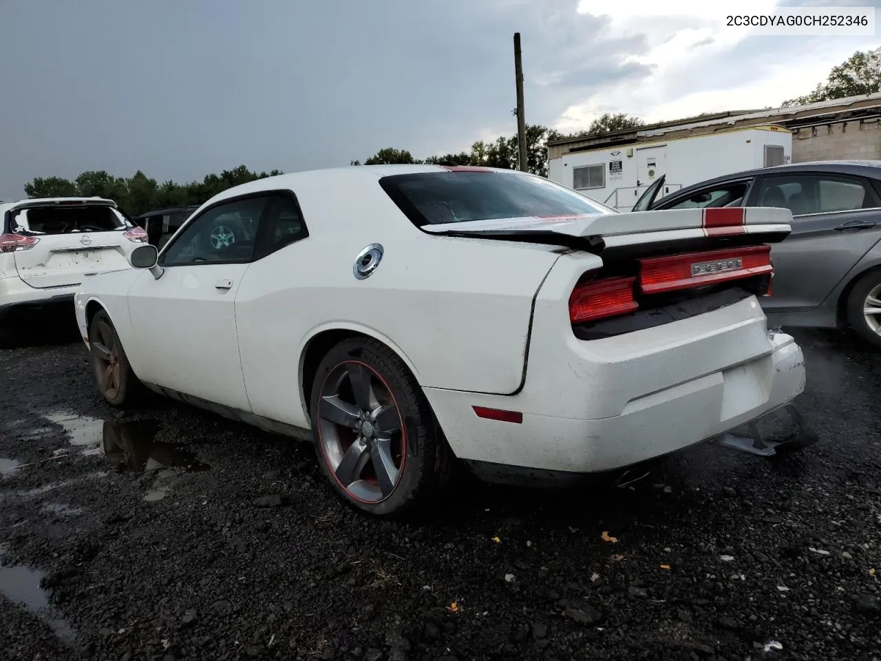 2012 Dodge Challenger Sxt VIN: 2C3CDYAG0CH252346 Lot: 69018224