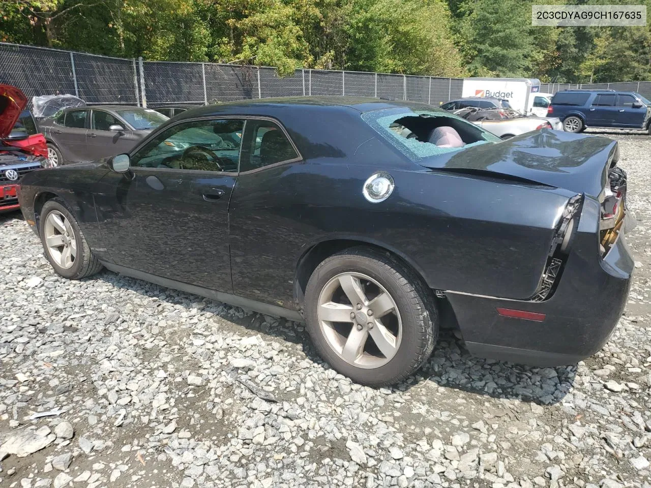 2012 Dodge Challenger Sxt VIN: 2C3CDYAG9CH167635 Lot: 69633954