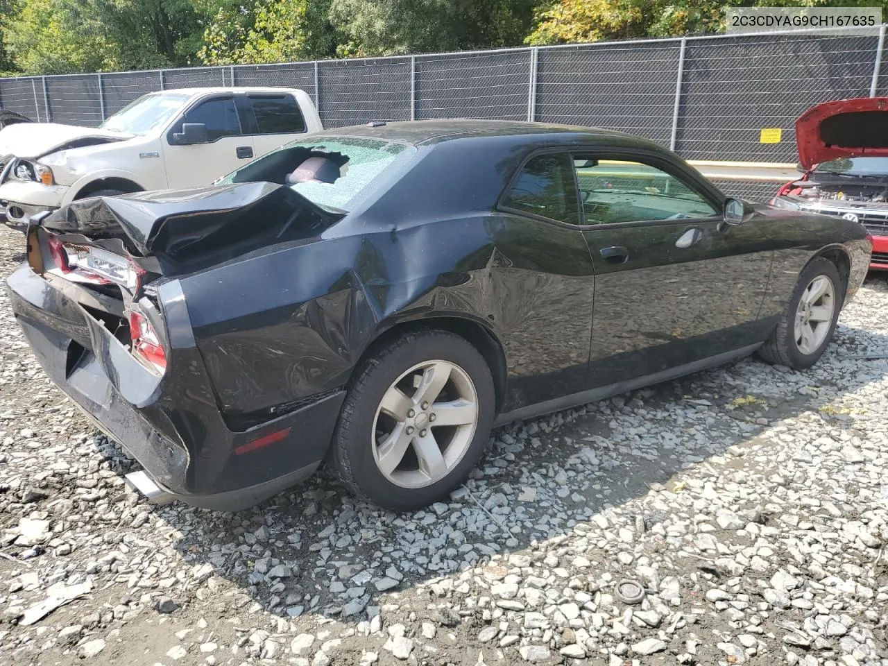 2012 Dodge Challenger Sxt VIN: 2C3CDYAG9CH167635 Lot: 69633954