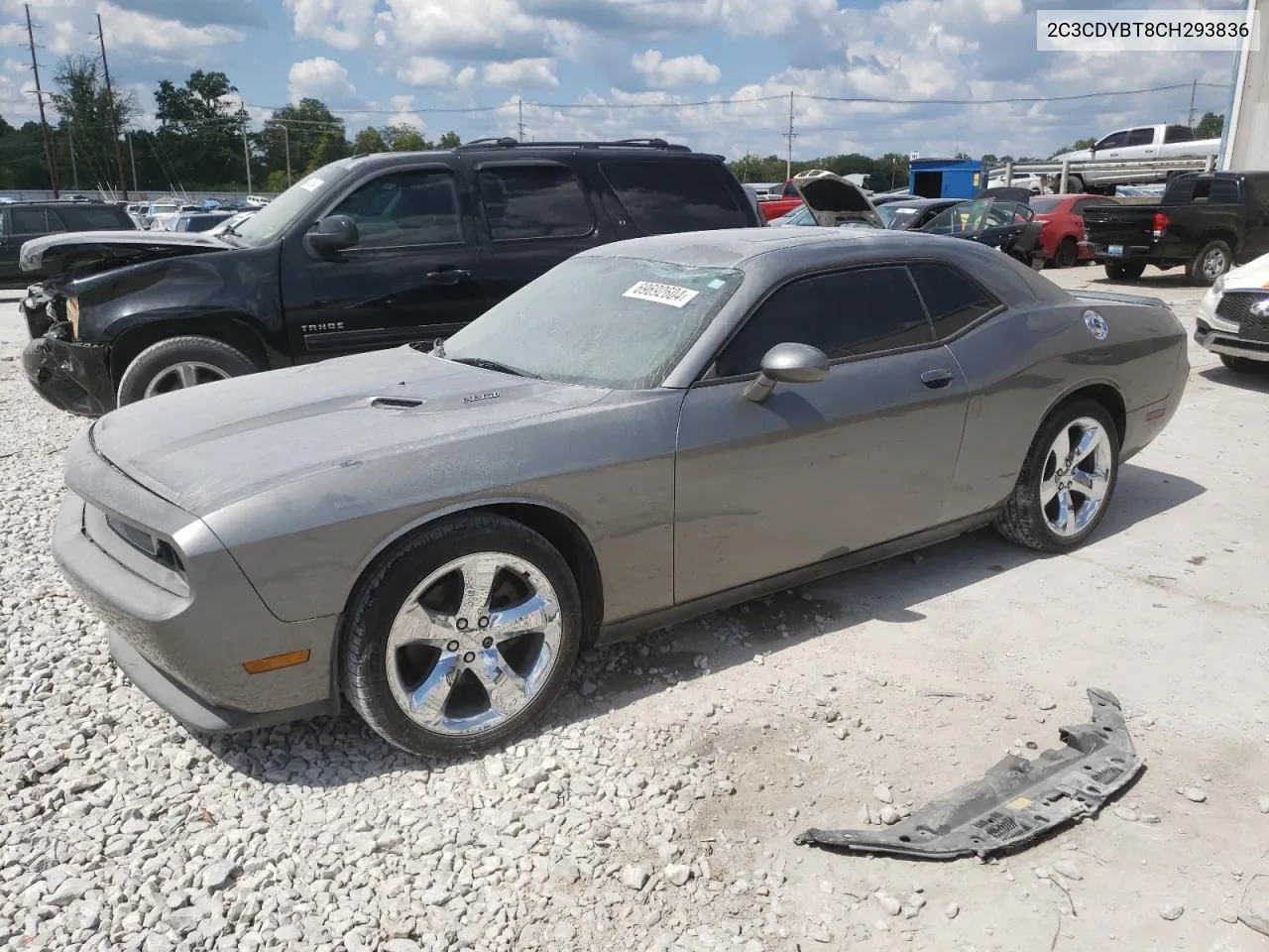 2012 Dodge Challenger R/T VIN: 2C3CDYBT8CH293836 Lot: 69692604