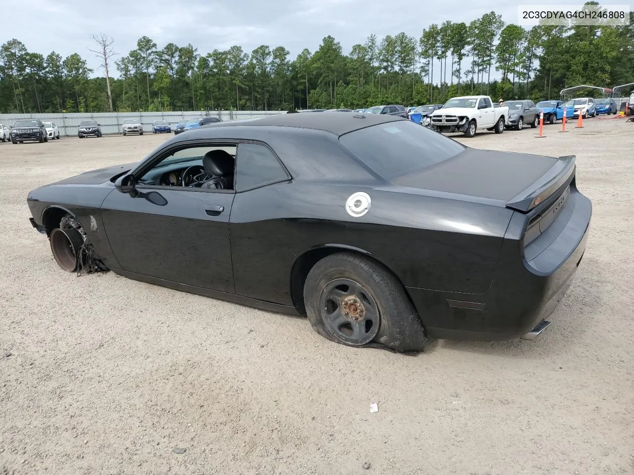 2012 Dodge Challenger Sxt VIN: 2C3CDYAG4CH246808 Lot: 70446544