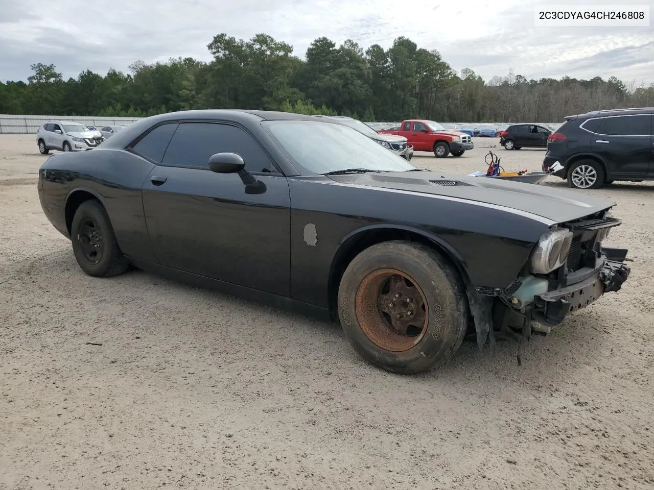 2012 Dodge Challenger Sxt VIN: 2C3CDYAG4CH246808 Lot: 70446544