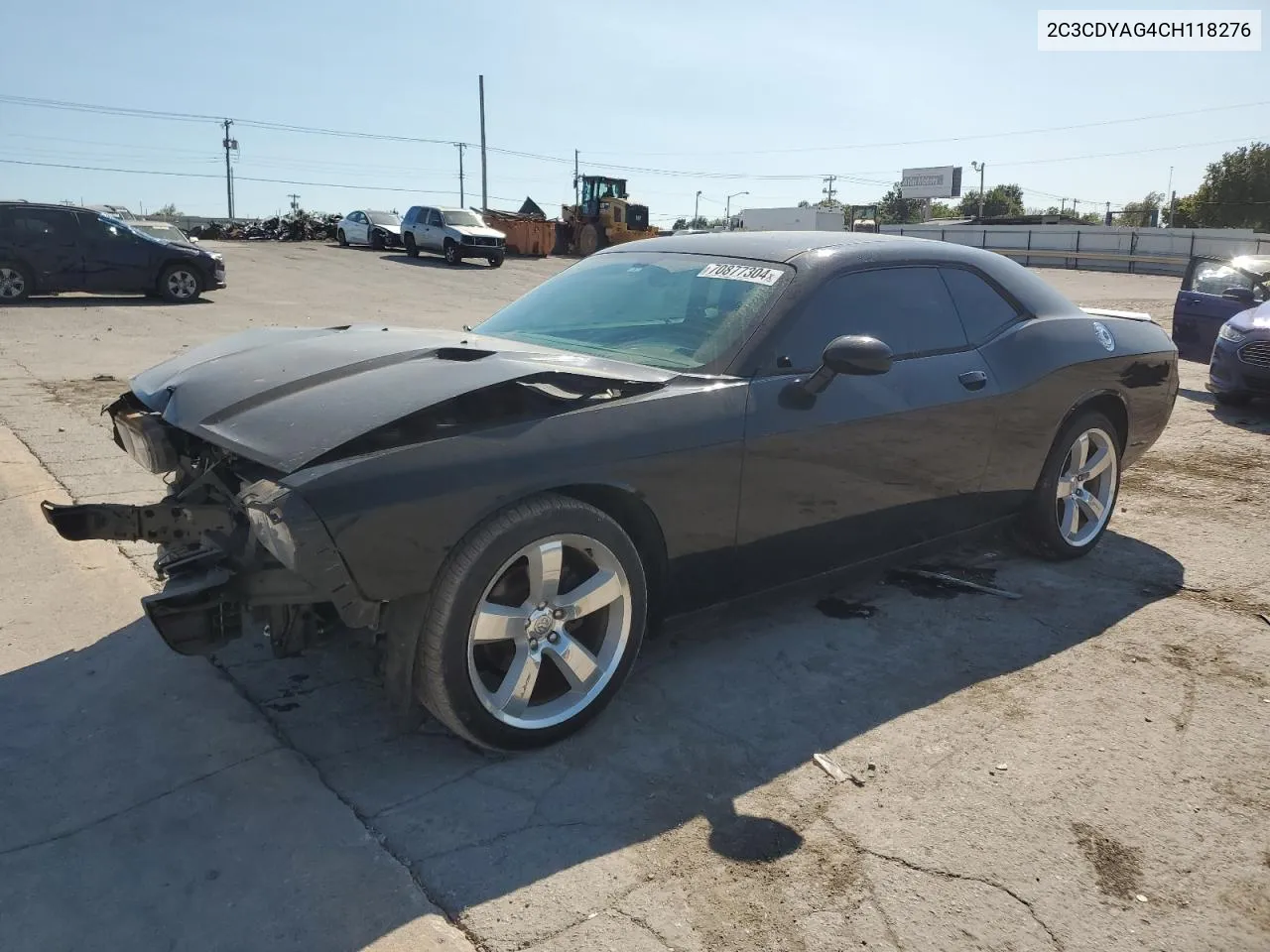 2012 Dodge Challenger Sxt VIN: 2C3CDYAG4CH118276 Lot: 70877304