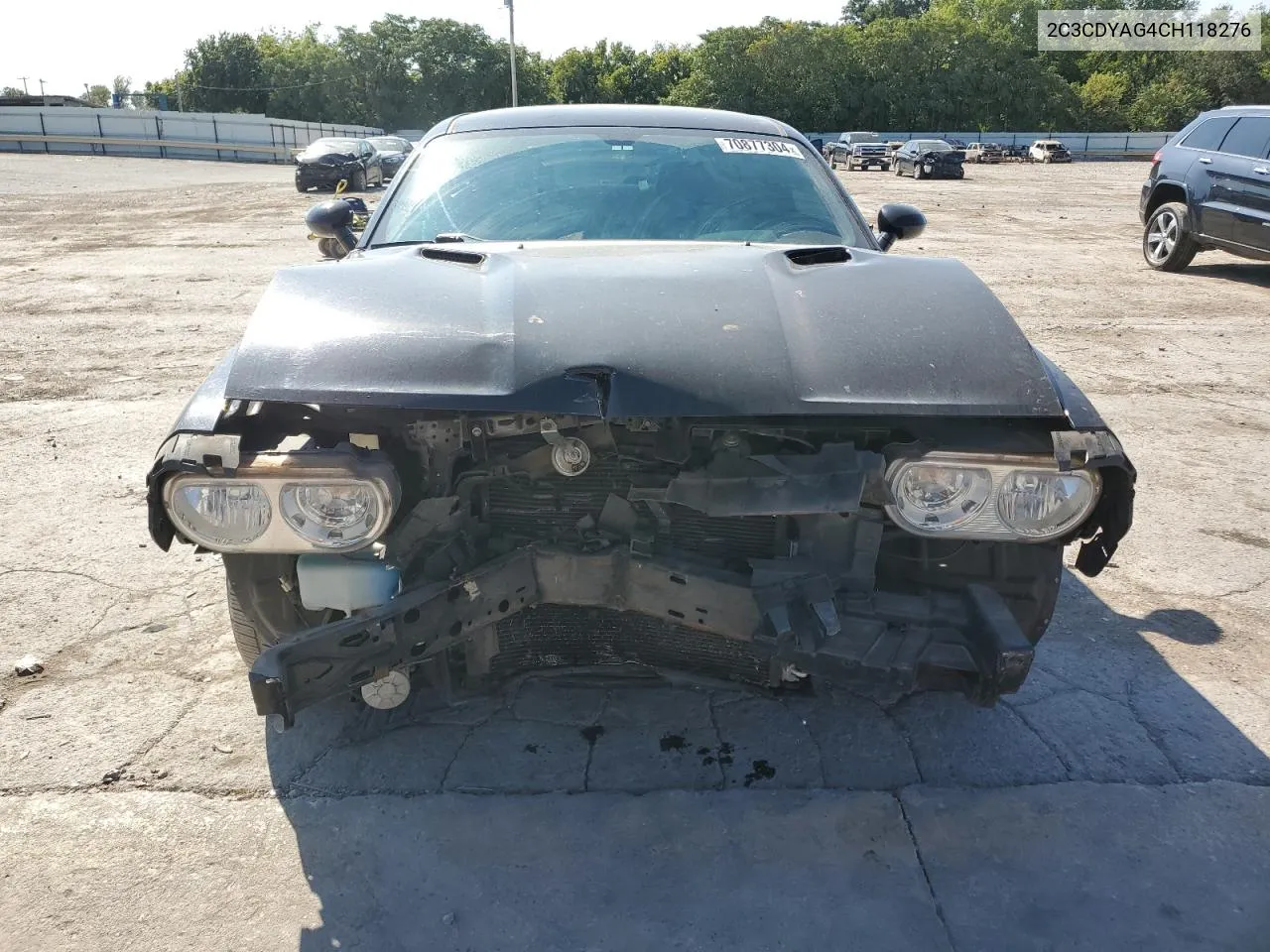 2012 Dodge Challenger Sxt VIN: 2C3CDYAG4CH118276 Lot: 70877304