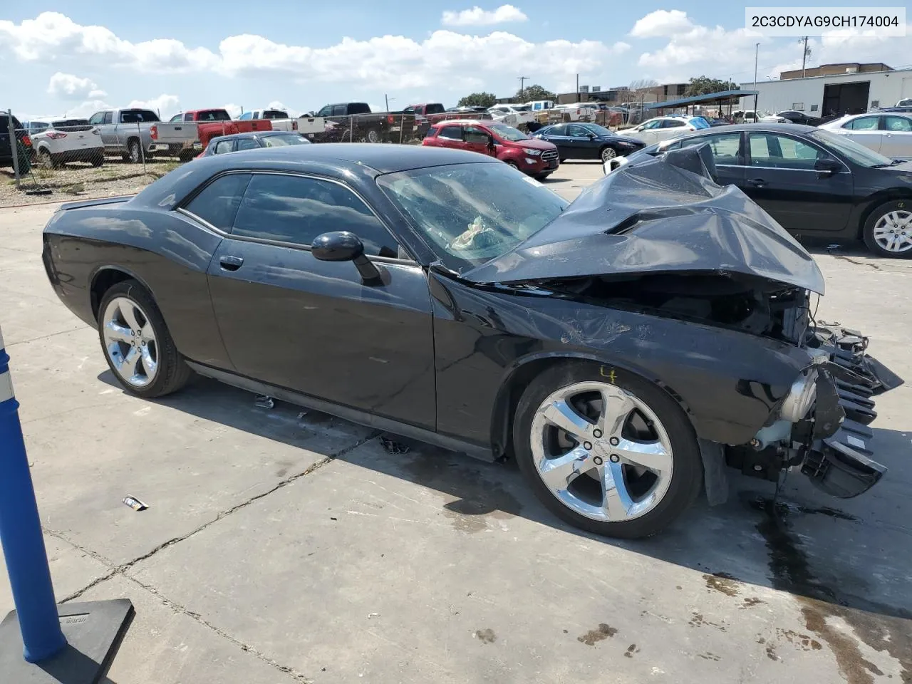 2012 Dodge Challenger Sxt VIN: 2C3CDYAG9CH174004 Lot: 71962174