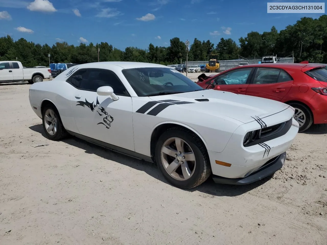 2012 Dodge Challenger Sxt VIN: 2C3CDYAG3CH131004 Lot: 72044844