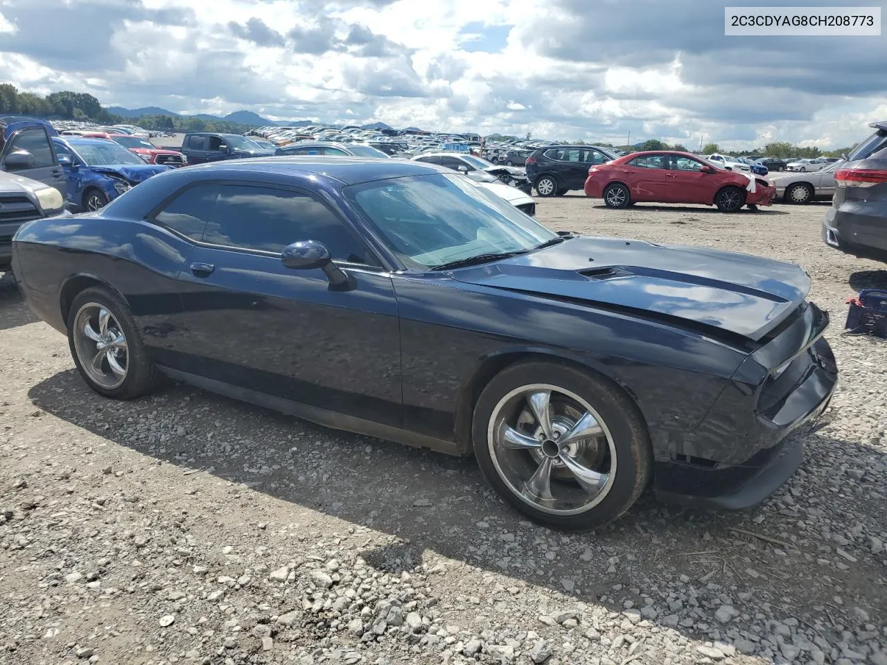 2012 Dodge Challenger Sxt VIN: 2C3CDYAG8CH208773 Lot: 72225004