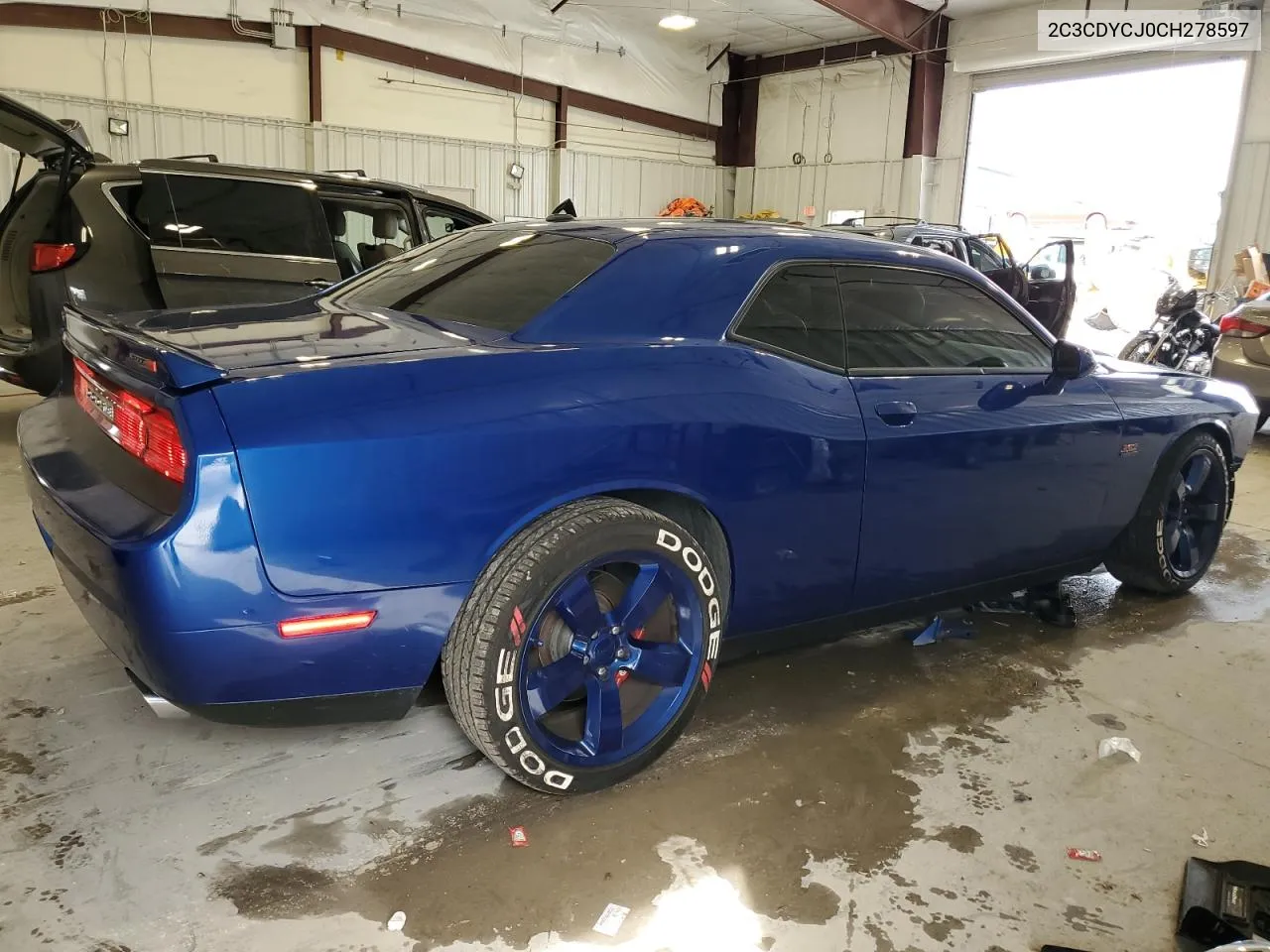 2012 Dodge Challenger Srt-8 VIN: 2C3CDYCJ0CH278597 Lot: 72578714