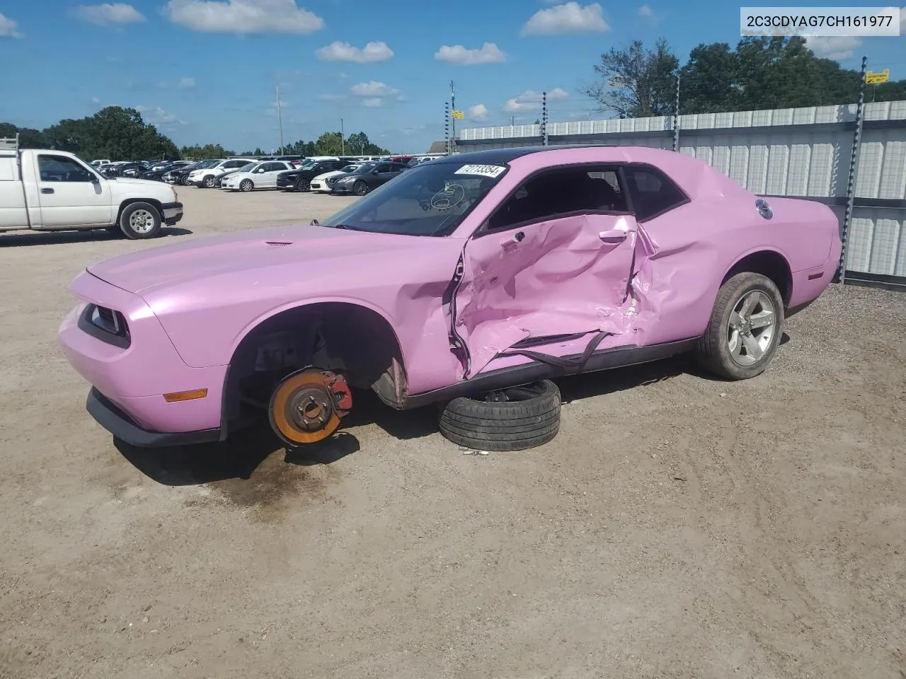 2012 Dodge Challenger Sxt VIN: 2C3CDYAG7CH161977 Lot: 72713354