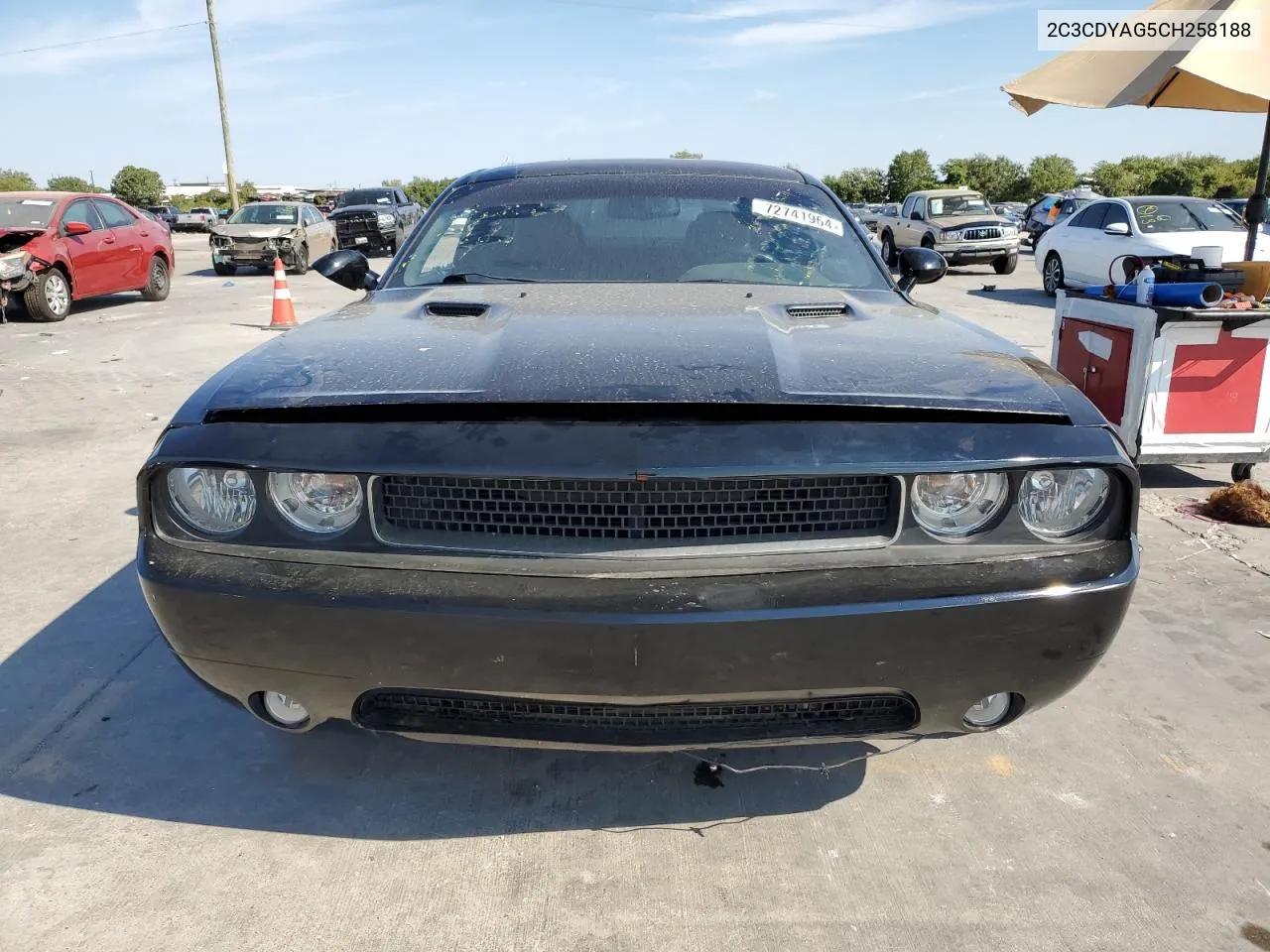 2012 Dodge Challenger Sxt VIN: 2C3CDYAG5CH258188 Lot: 72741964