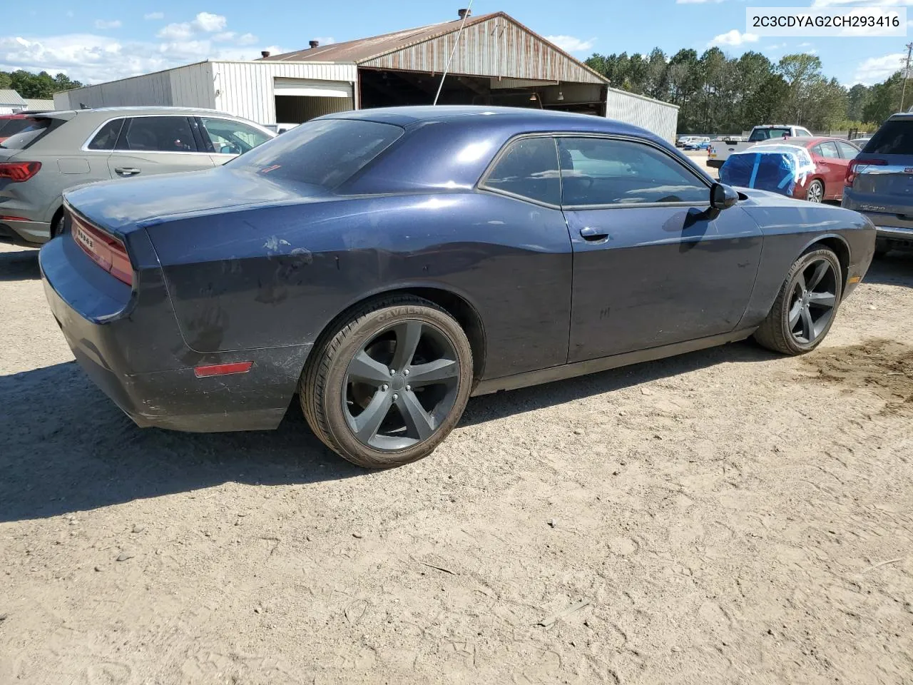 2012 Dodge Challenger Sxt VIN: 2C3CDYAG2CH293416 Lot: 73432504