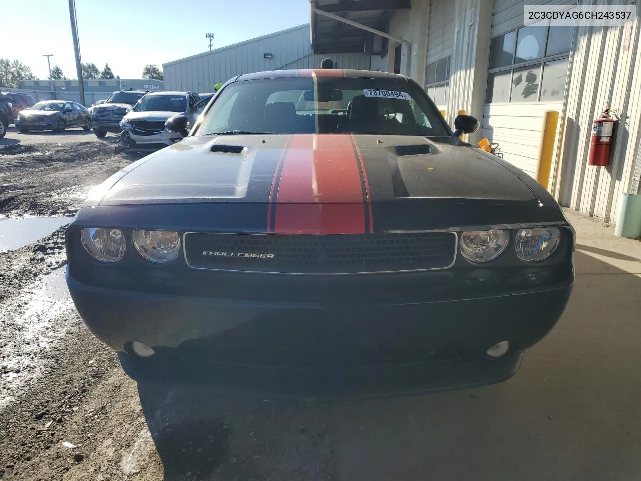 2012 Dodge Challenger Sxt VIN: 2C3CDYAG6CH243537 Lot: 73700494