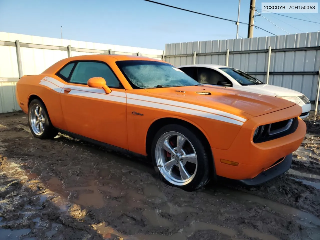 2012 Dodge Challenger R/T VIN: 2C3CDYBT7CH150053 Lot: 73786944