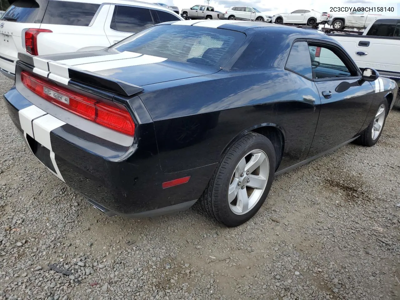 2012 Dodge Challenger Sxt VIN: 2C3CDYAG3CH158140 Lot: 74021374