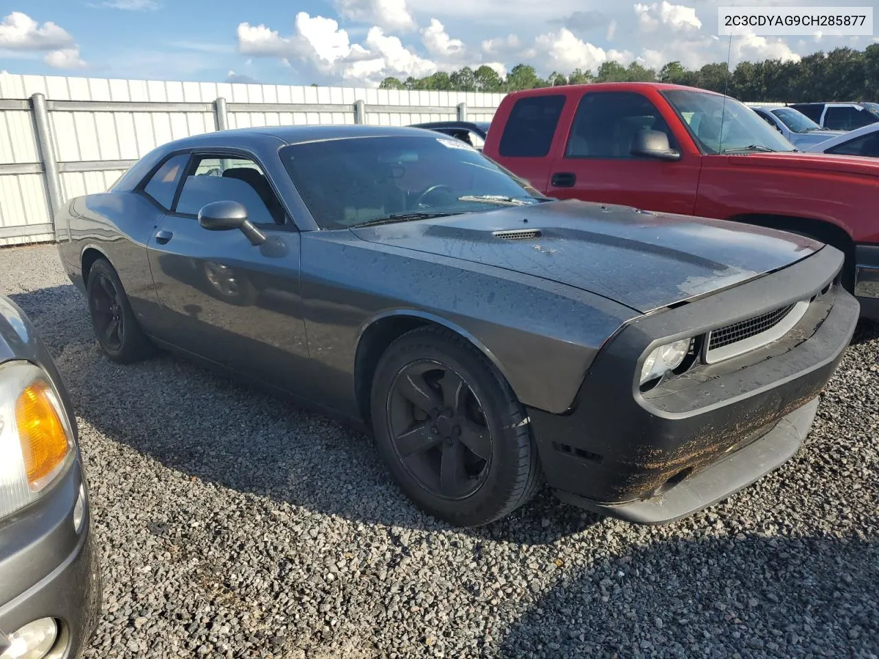 2012 Dodge Challenger Sxt VIN: 2C3CDYAG9CH285877 Lot: 74043864