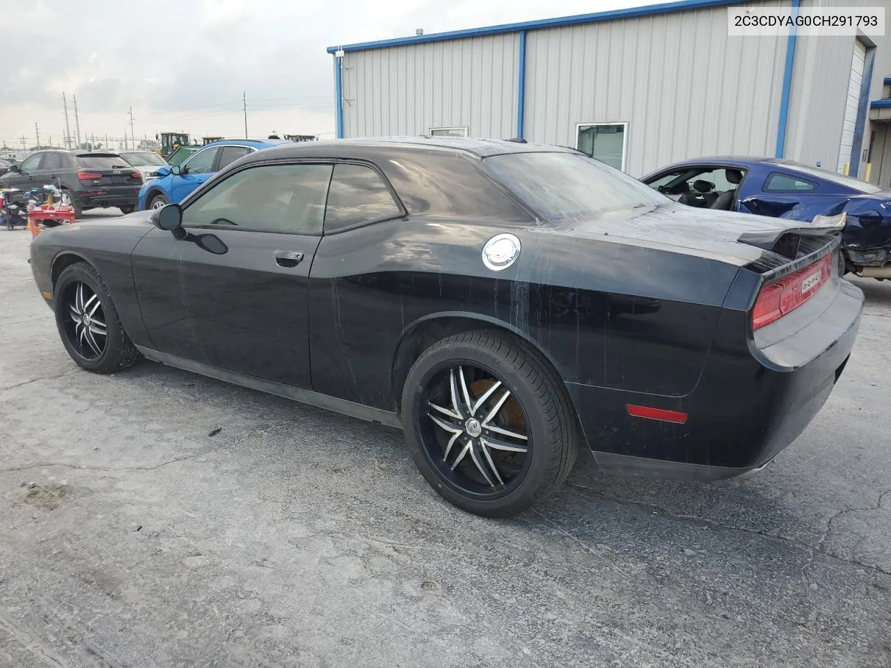 2012 Dodge Challenger Sxt VIN: 2C3CDYAG0CH291793 Lot: 74059234