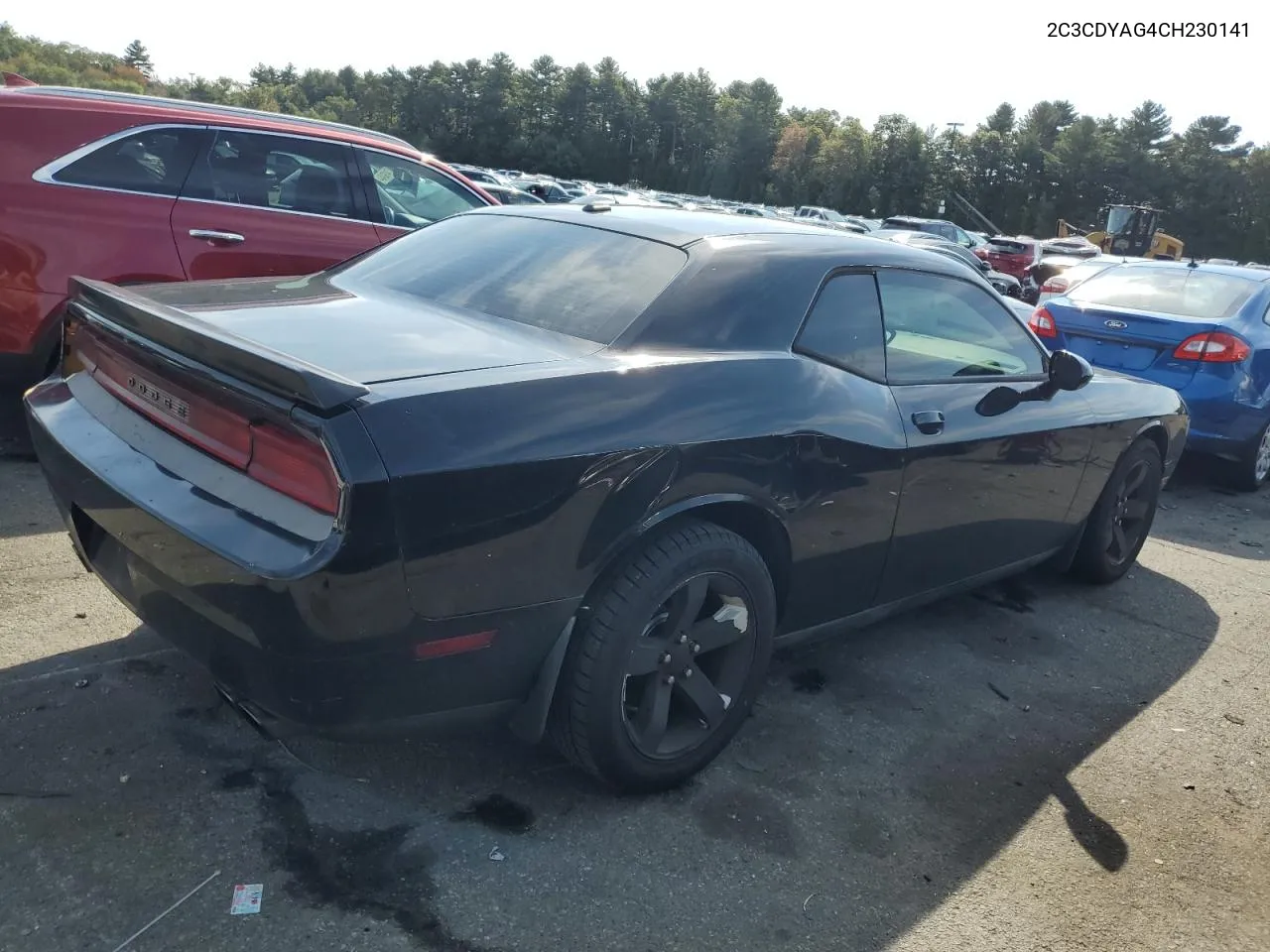 2012 Dodge Challenger Sxt VIN: 2C3CDYAG4CH230141 Lot: 74215684