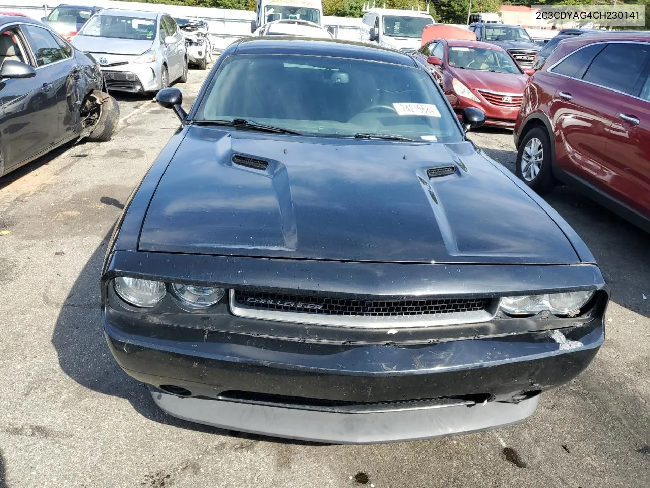 2012 Dodge Challenger Sxt VIN: 2C3CDYAG4CH230141 Lot: 74215684