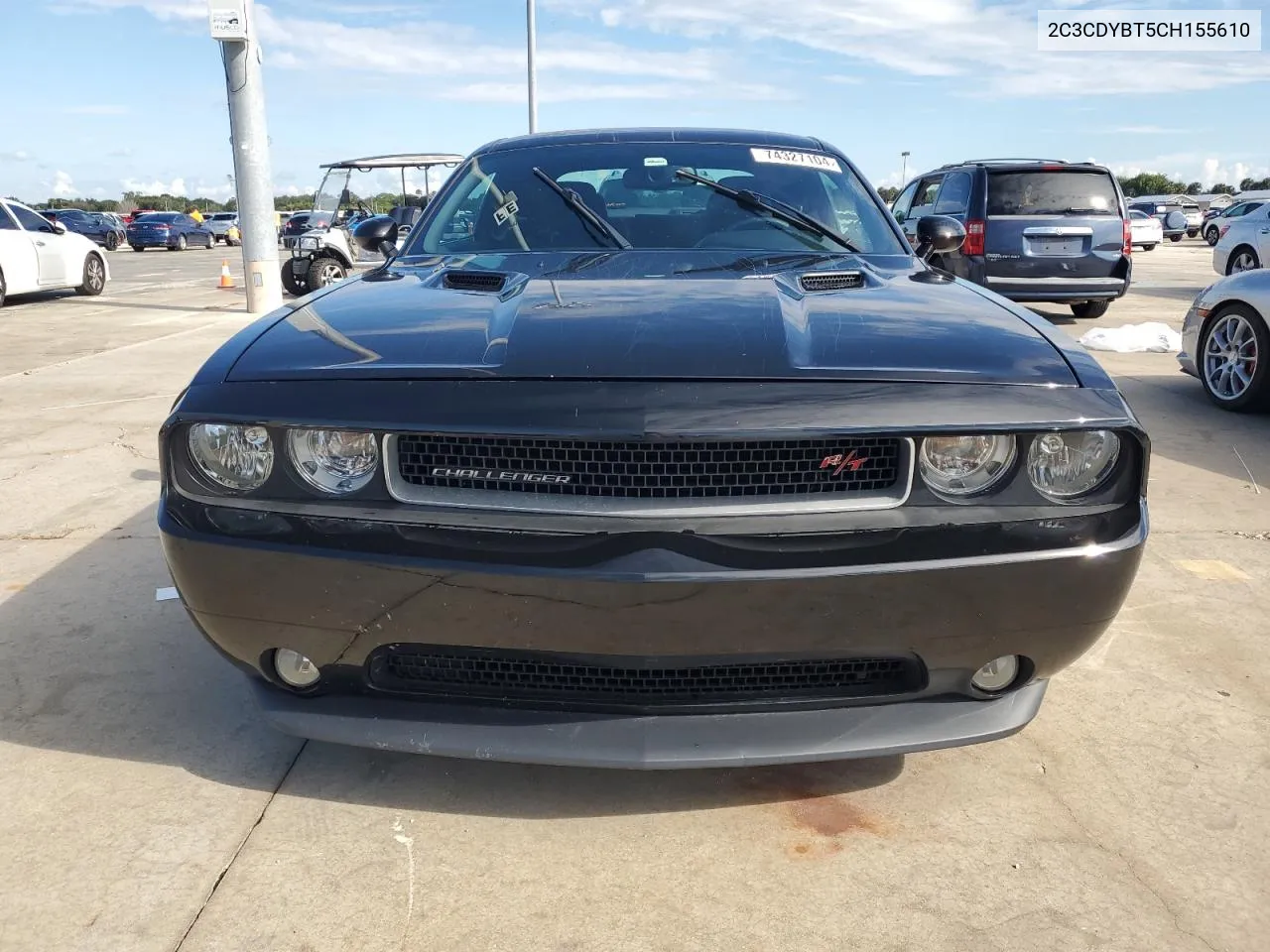 2012 Dodge Challenger R/T VIN: 2C3CDYBT5CH155610 Lot: 74327104