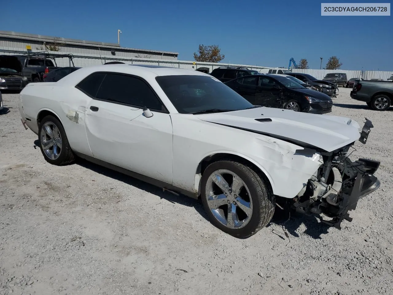 2012 Dodge Challenger Sxt VIN: 2C3CDYAG4CH206728 Lot: 74813574