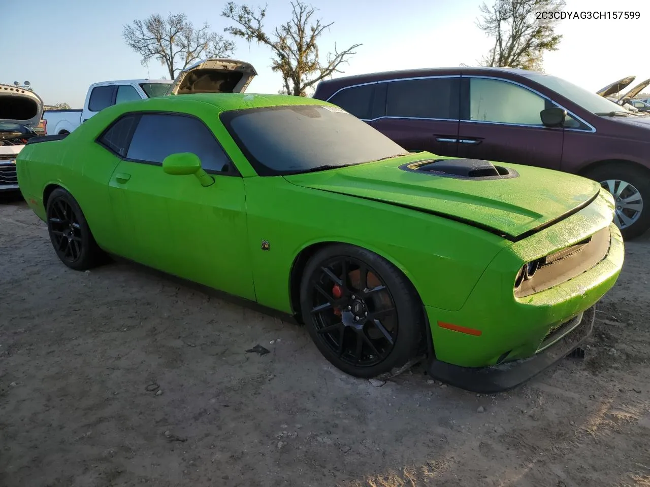 2012 Dodge Challenger Sxt VIN: 2C3CDYAG3CH157599 Lot: 75363604