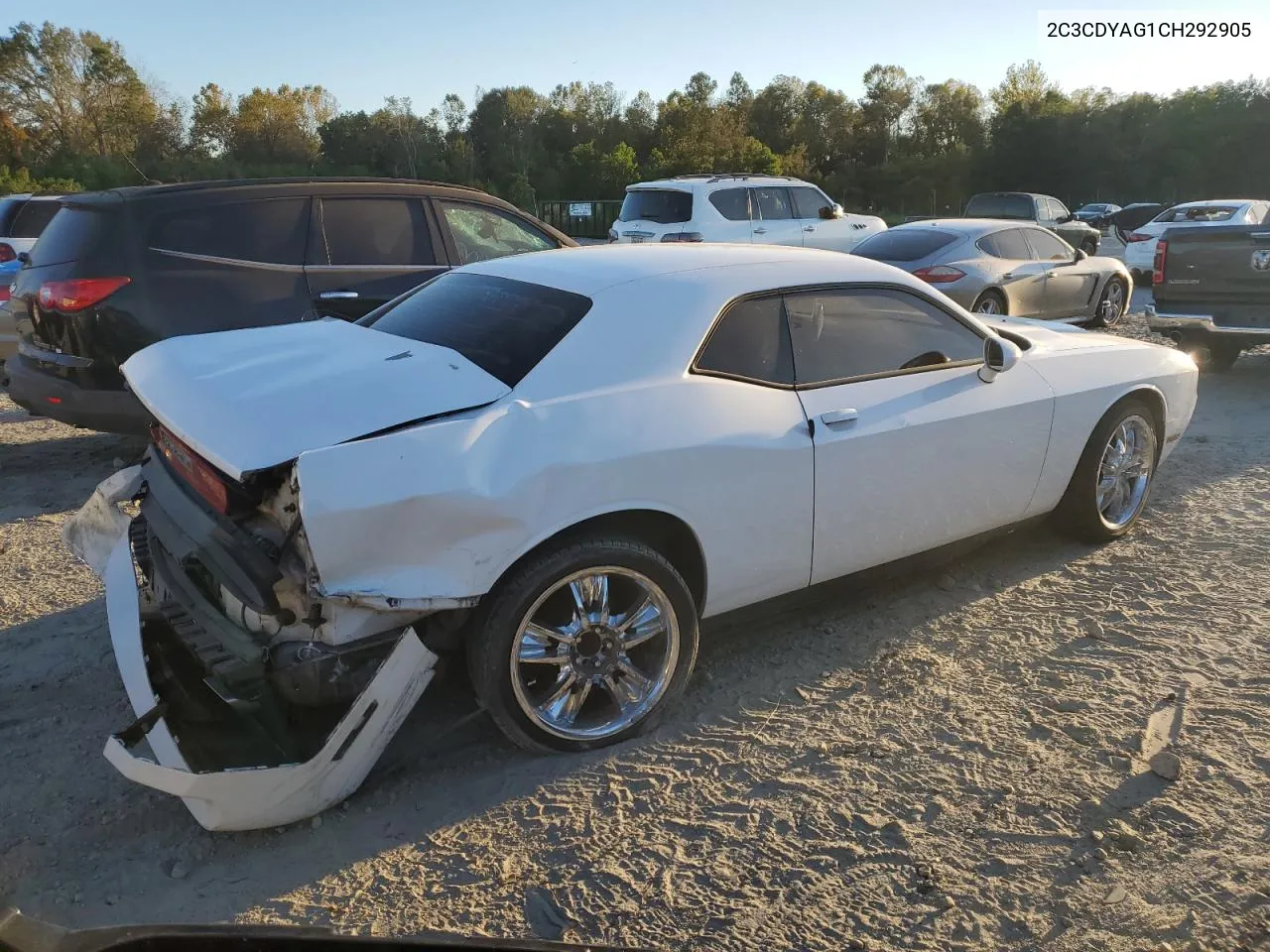 2012 Dodge Challenger Sxt VIN: 2C3CDYAG1CH292905 Lot: 75445024