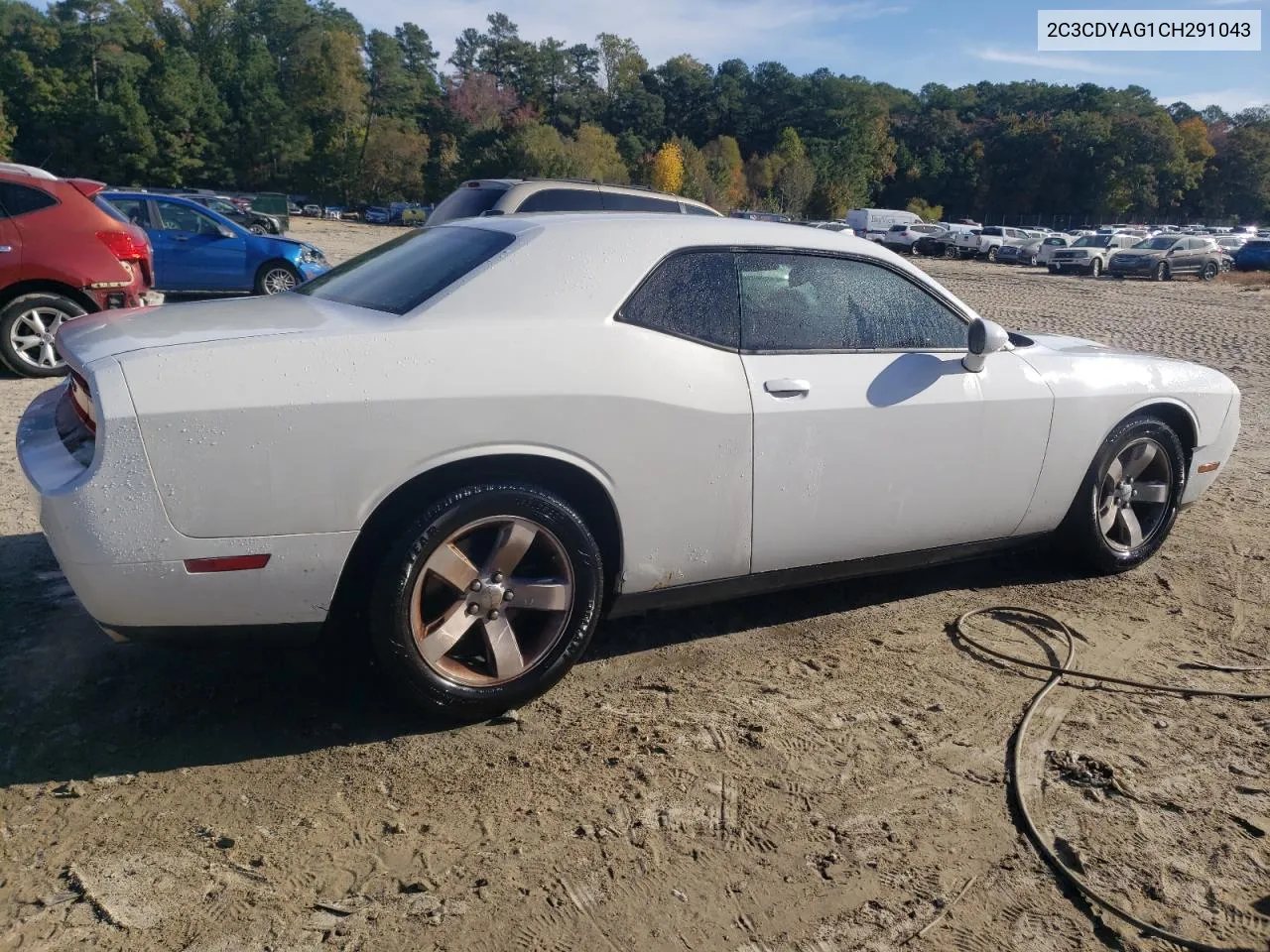 2012 Dodge Challenger Sxt VIN: 2C3CDYAG1CH291043 Lot: 75742154