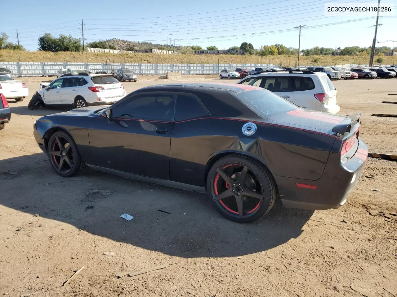 2012 Dodge Challenger Sxt VIN: 2C3CDYAG6CH186286 Lot: 75827294