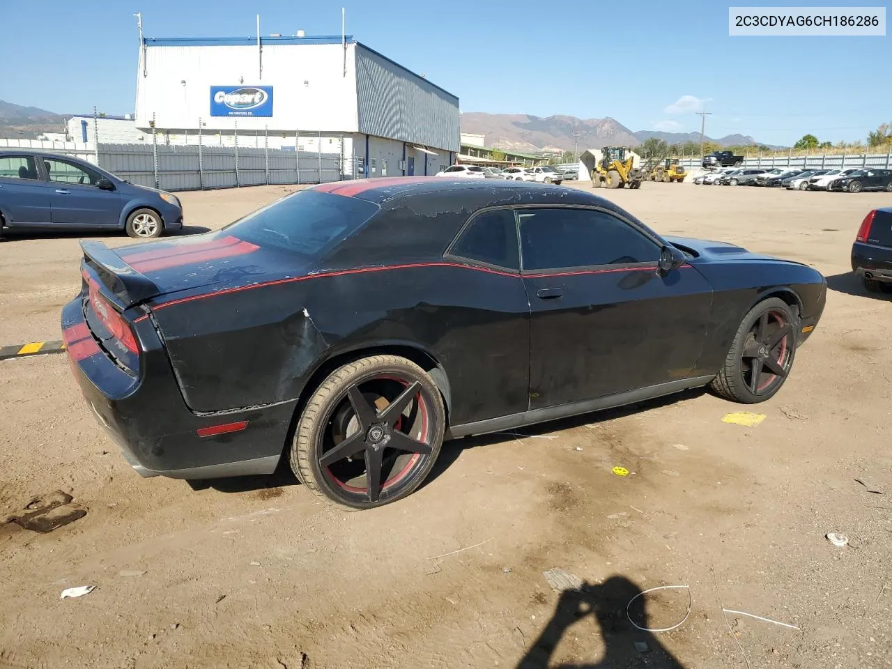 2012 Dodge Challenger Sxt VIN: 2C3CDYAG6CH186286 Lot: 75827294