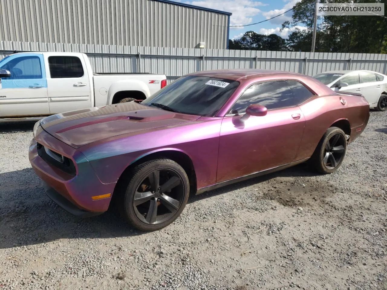 2012 Dodge Challenger Sxt VIN: 2C3CDYAG1CH213250 Lot: 76621624