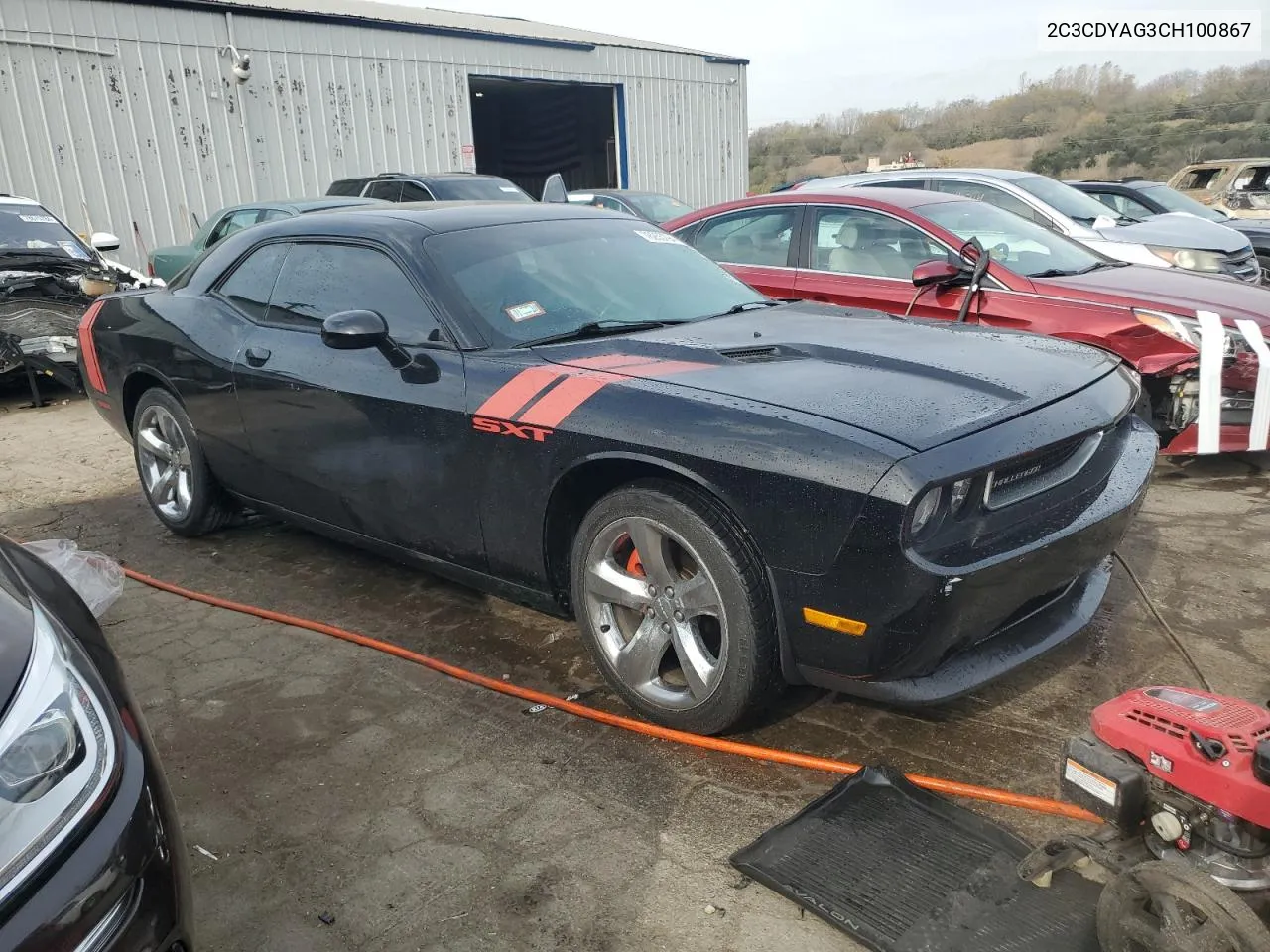 2012 Dodge Challenger Sxt VIN: 2C3CDYAG3CH100867 Lot: 78255794