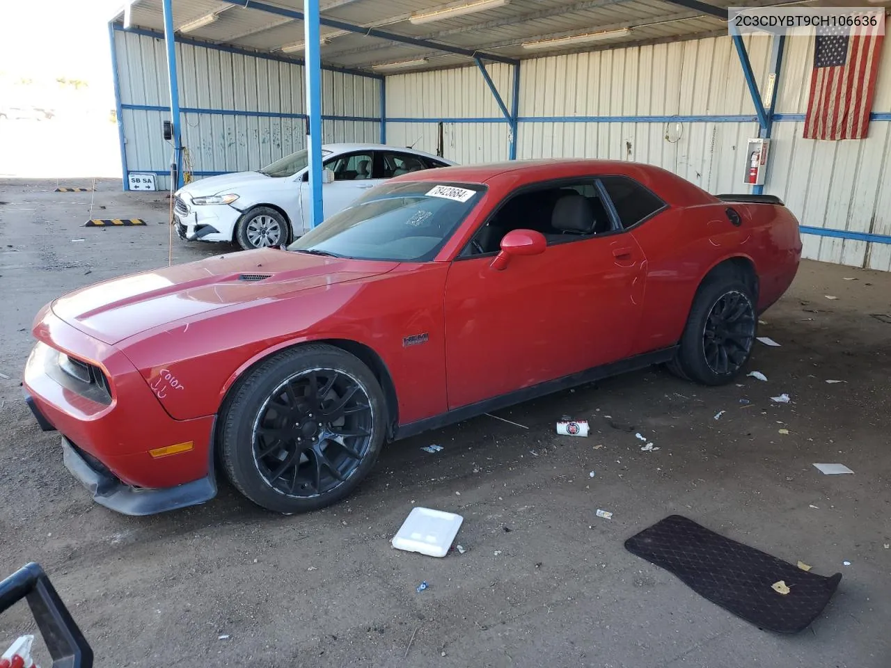 2012 Dodge Challenger R/T VIN: 2C3CDYBT9CH106636 Lot: 78423684